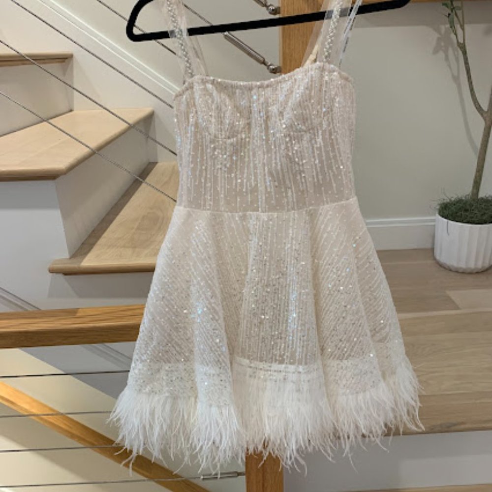 Women's Bronx And Banco Mademoiselle Bridal Mini Dress